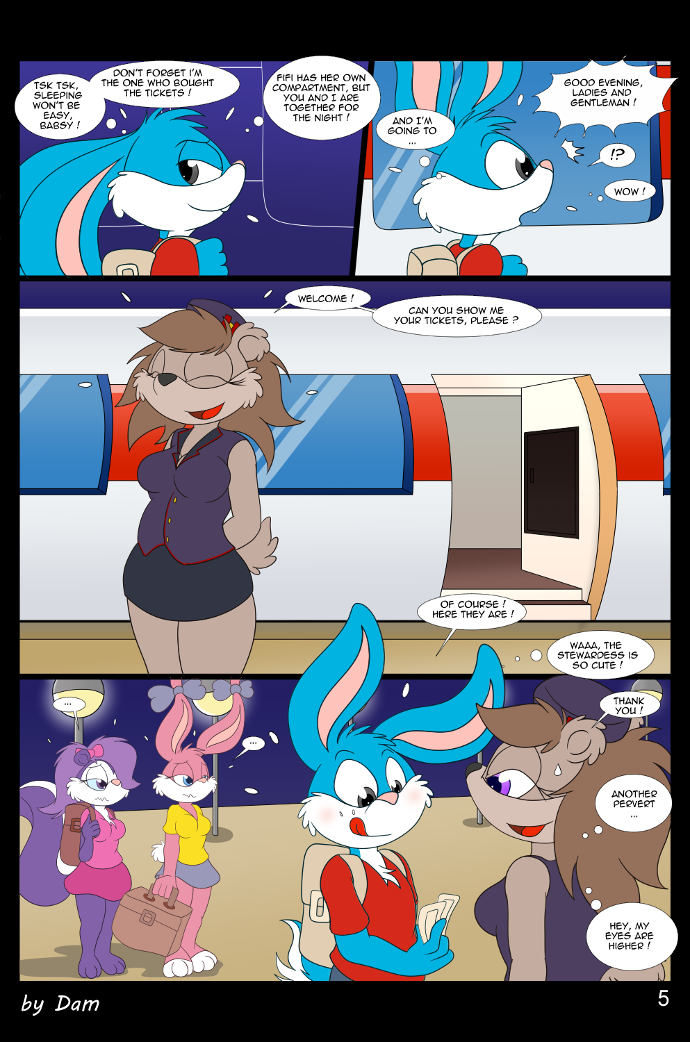 Toons on a train page 5 full