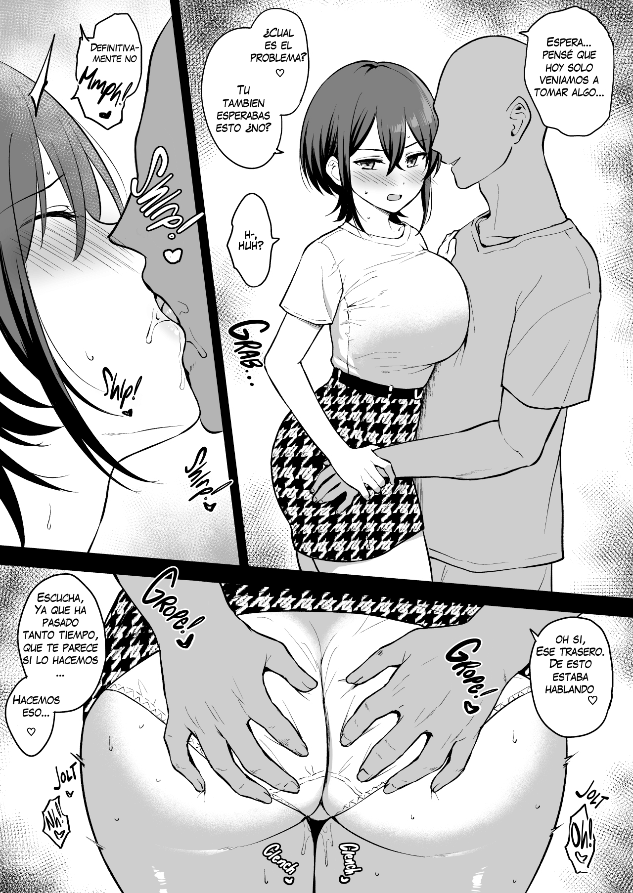 Jibun no Karada o Shiri Tsukushiteru Motokare ni Yobidasarete Nagasare Ecchi Shichau Ko page 3 full
