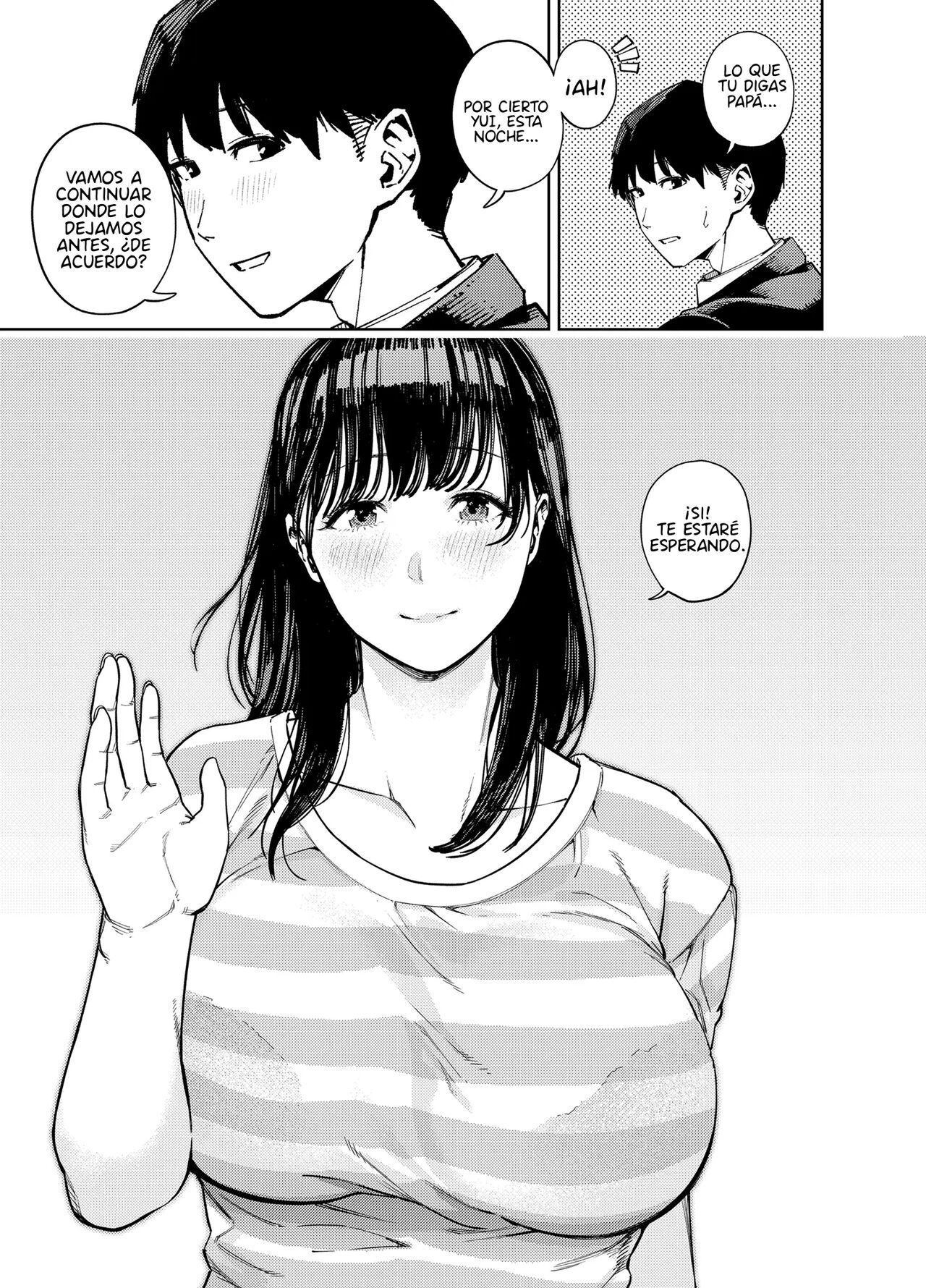 Gifu ni Dakareru Tsuma Yui Hen I | Mi Esposa Yue Siendo Abrazada Por Su Suegro Parte 1 page 4 full
