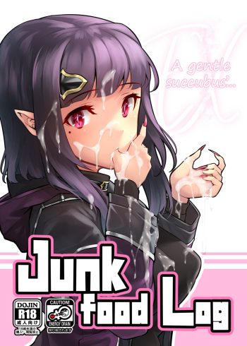 Junkfood Log Yasashii Succubus-chan to EX cover