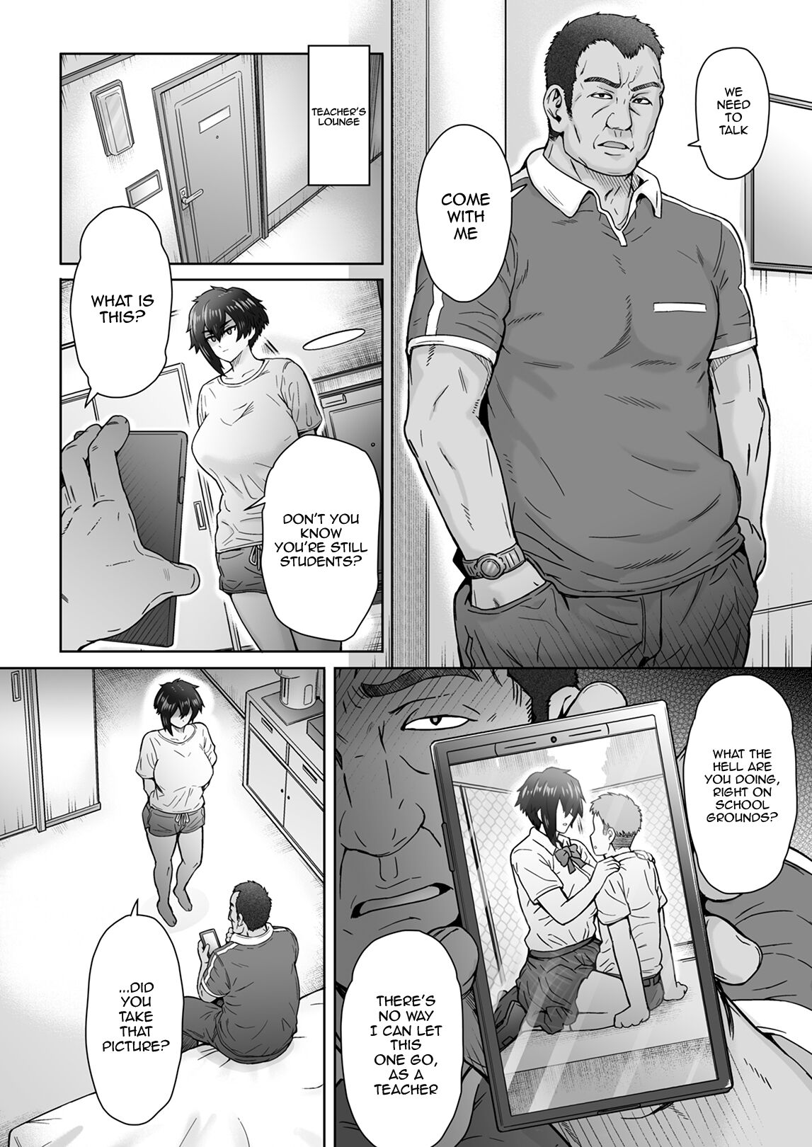Fuaiso de Senotakai Kanojo ga Ore no Shiranai Ma ni… | My Unfriendly, Tall Girlfriend Became Like That Behind My Back page 9 full