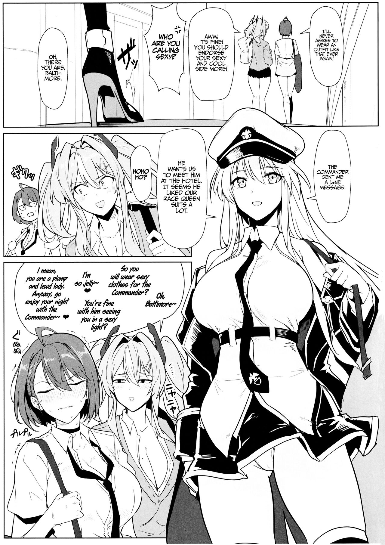Race Queen na Enterprise to Baltimore to Sukebe suru Hon | A Book about Race Queens Enterprise and Baltimore being Lewd page 4 full