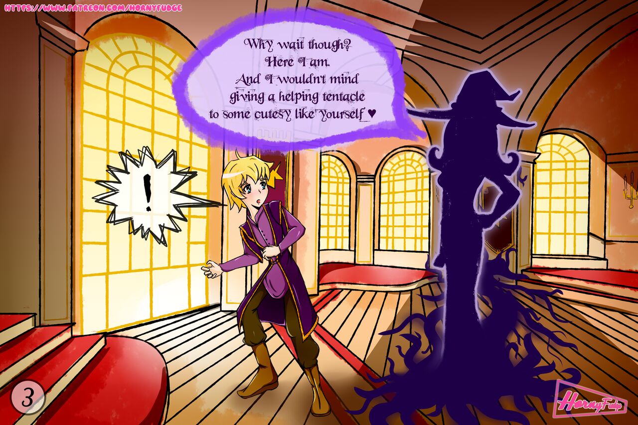 Transformation into a Princess comic page 3 full