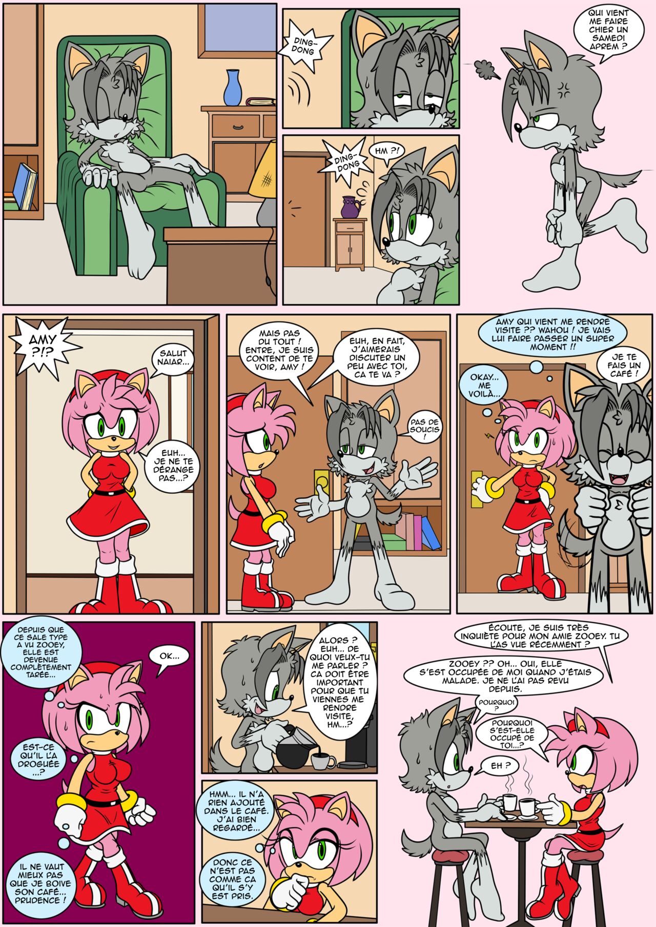 Naiar's Misadventures - Chapter 4 - Amy Rose  FRANCAIS page 2 full
