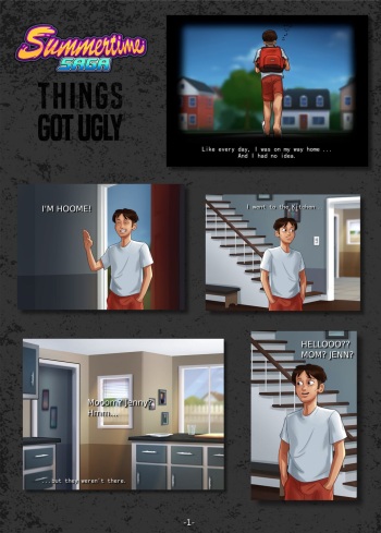 Summertime Saga: things got ugly cover