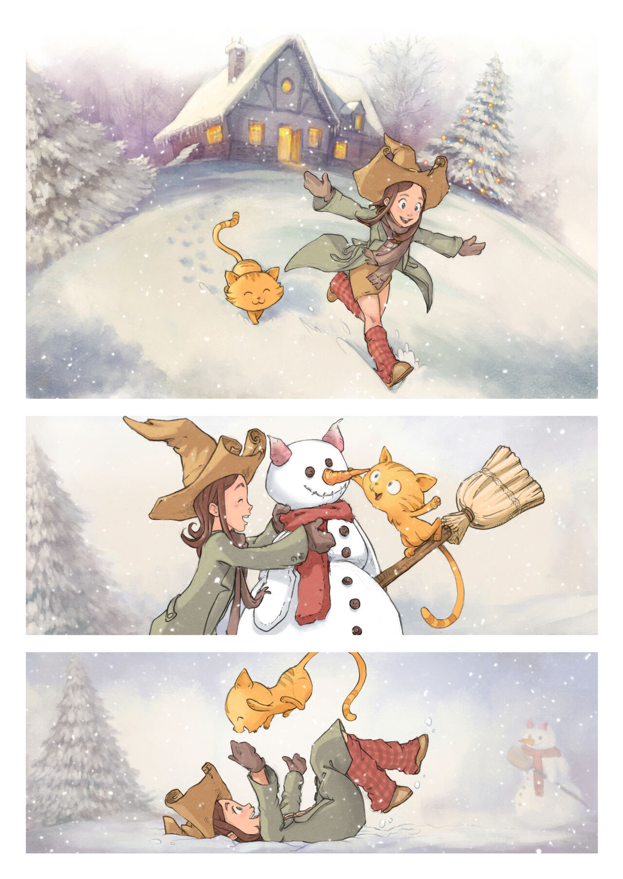 Pepper&amp;Carrot Episode 5: Special holiday episode page 1 full