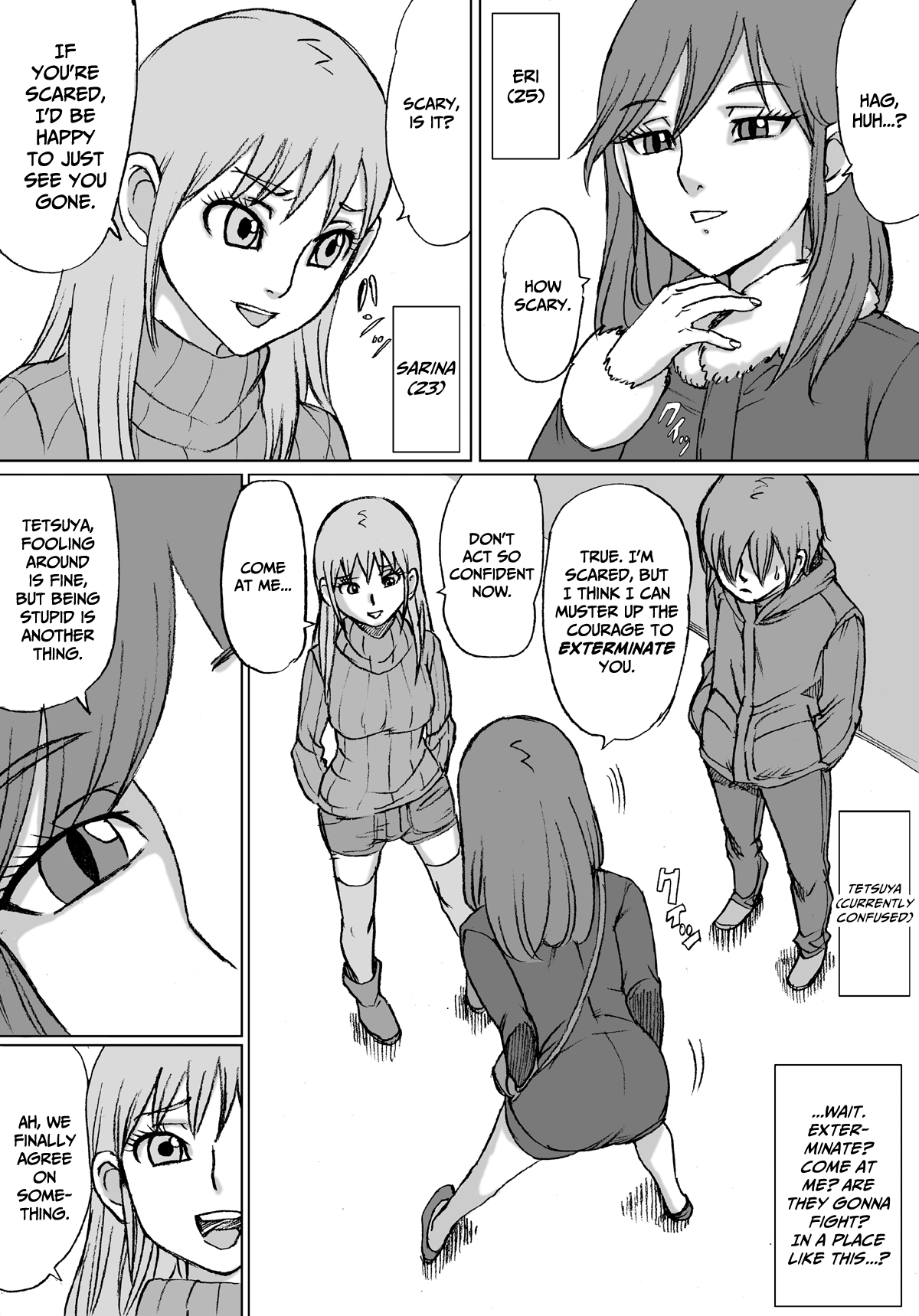 En En - super catfight!! page 4 full