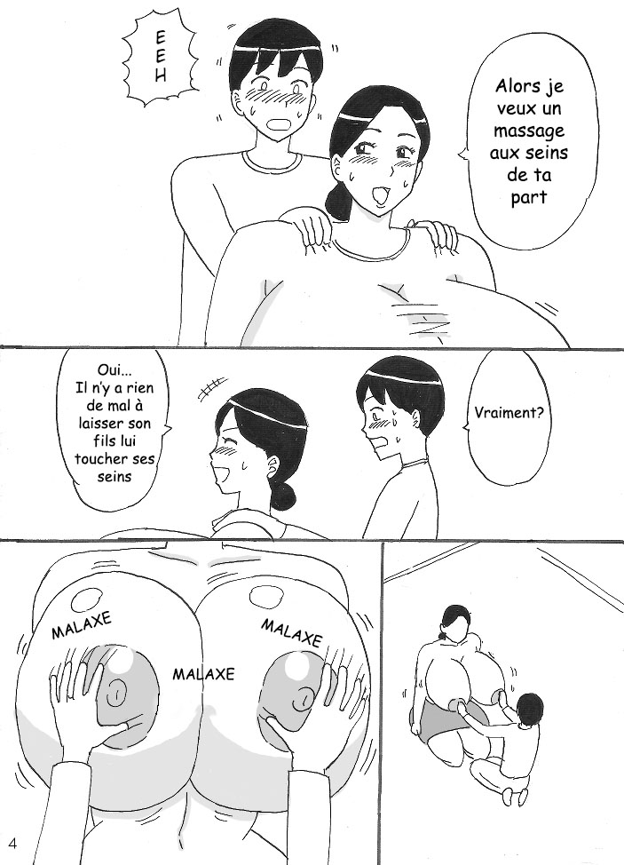 Mama ni Oppai Massage page 4 full