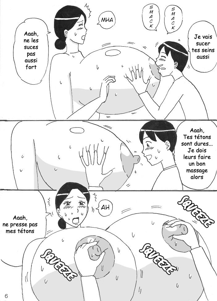 Mama ni Oppai Massage page 6 full