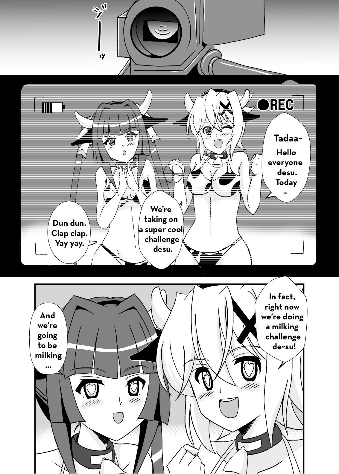 Kouhai-tachi ga Bakunyuu Senpai o Sakunyuu Choukyou Shitemita page 2 full