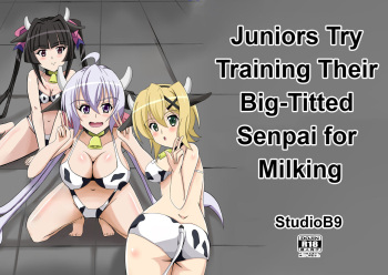 Kouhai-tachi ga Bakunyuu Senpai o Sakunyuu Choukyou Shitemita cover