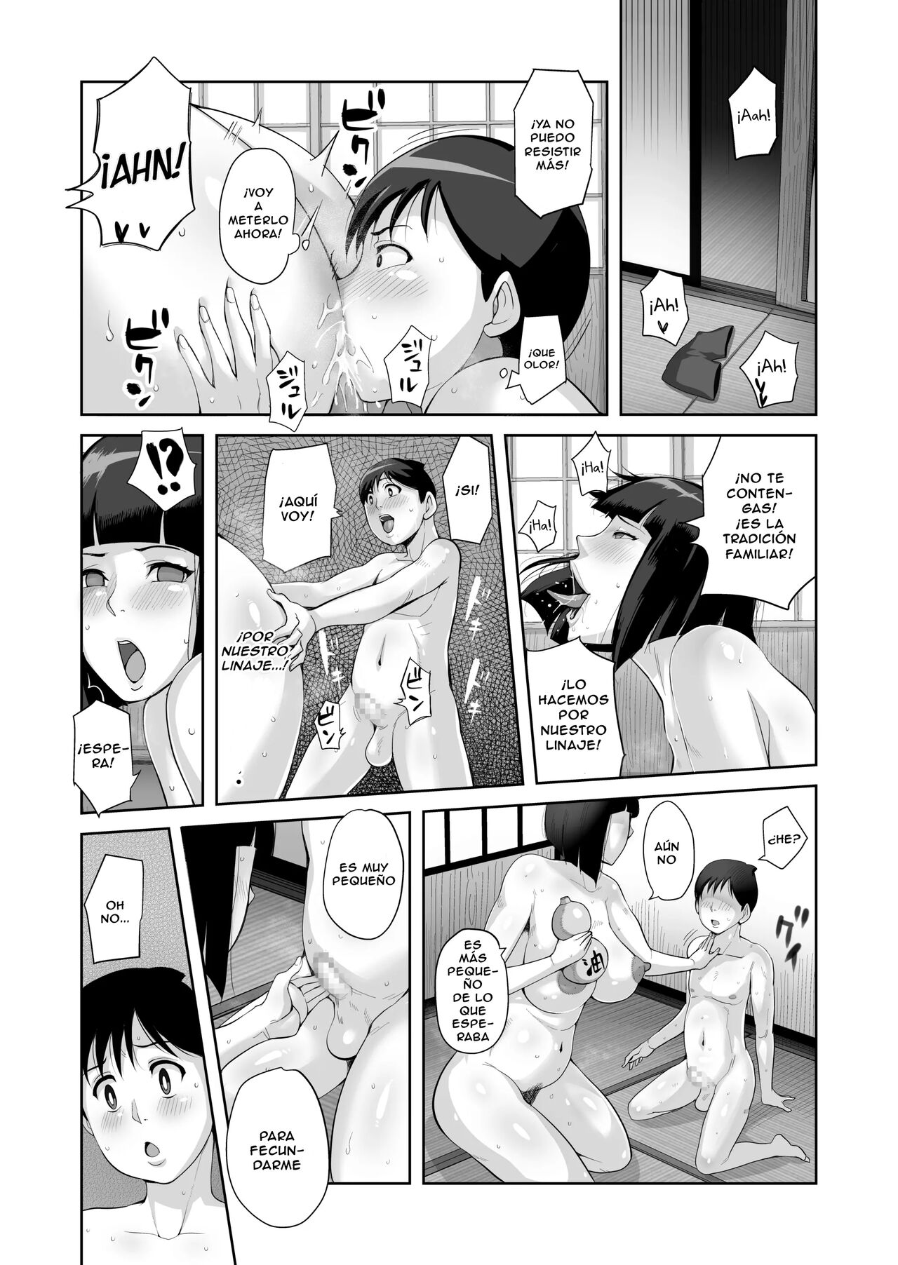 B-Kyuu Manga 12 Icnizoku no Shikitari 1-yame Family Traditions  Español page 9 full