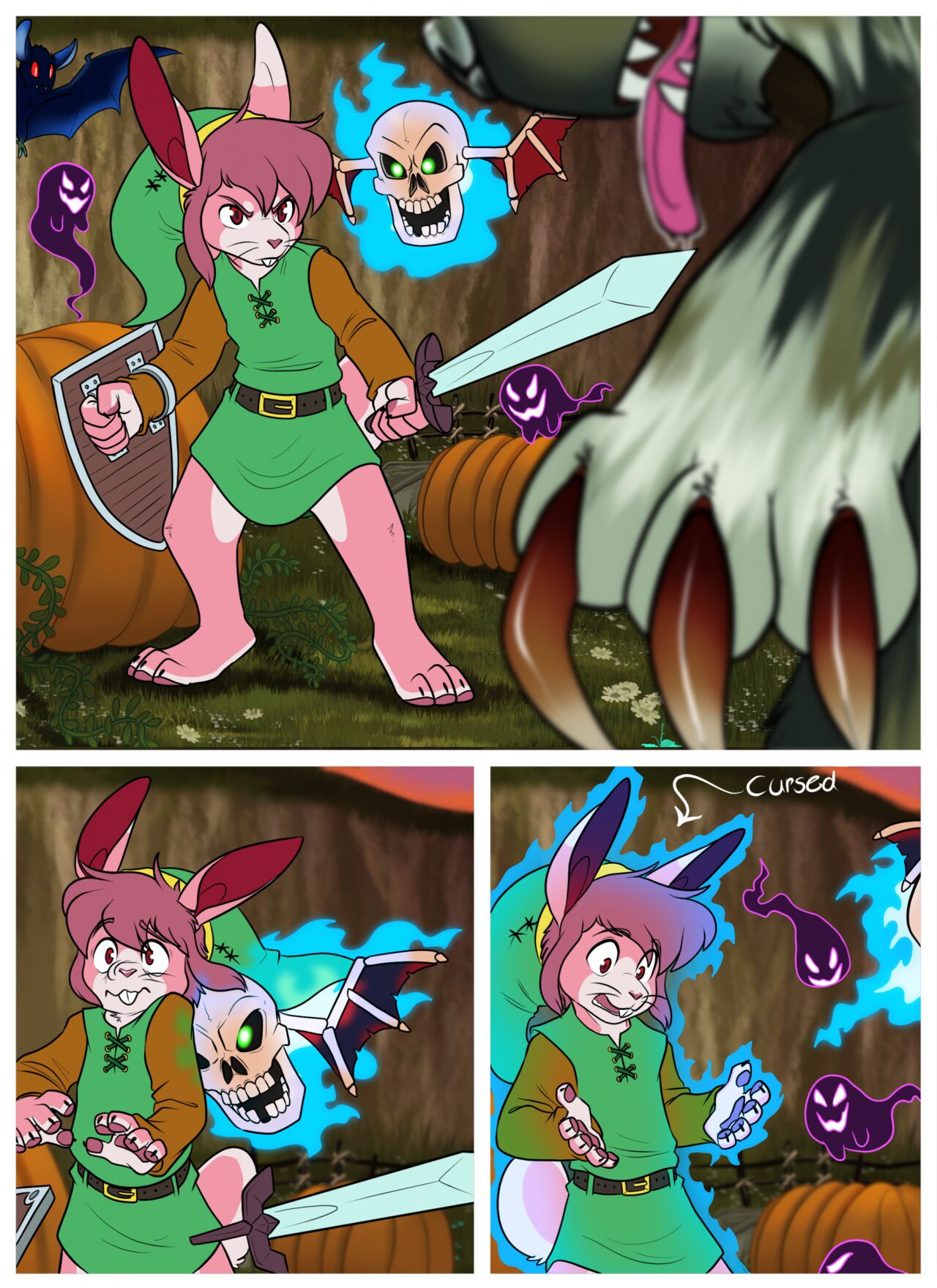Halloween Night page 1 full