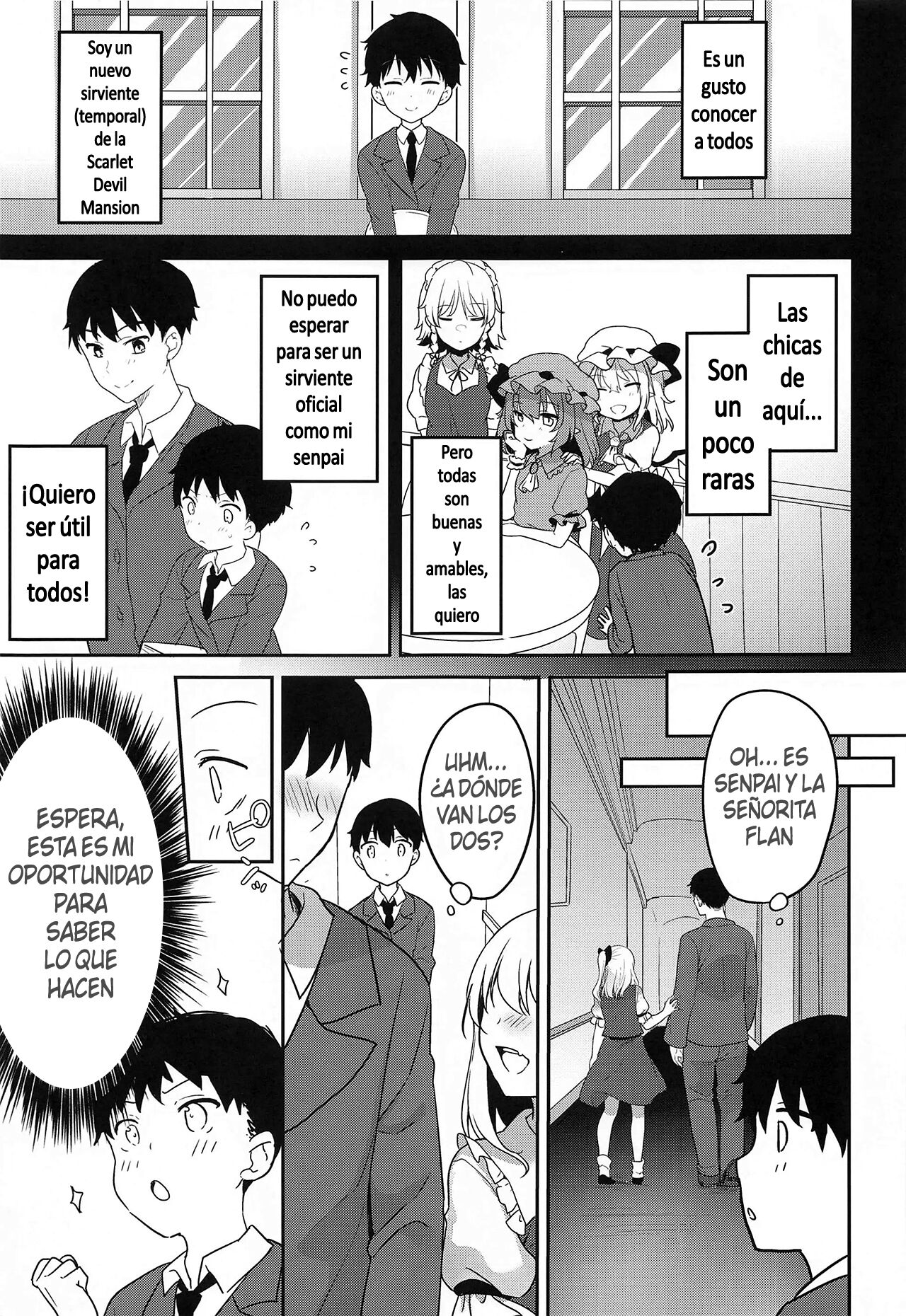 Furan-chan to Shiyounin no Oshigoto | Flan-Chan y el nuevo sirviente page 4 full