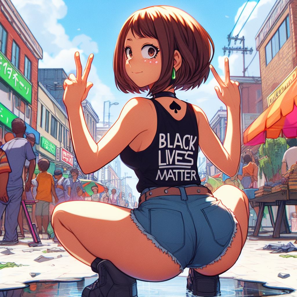 Ochako Uraraka and friends - AI Generated Images page 1 full