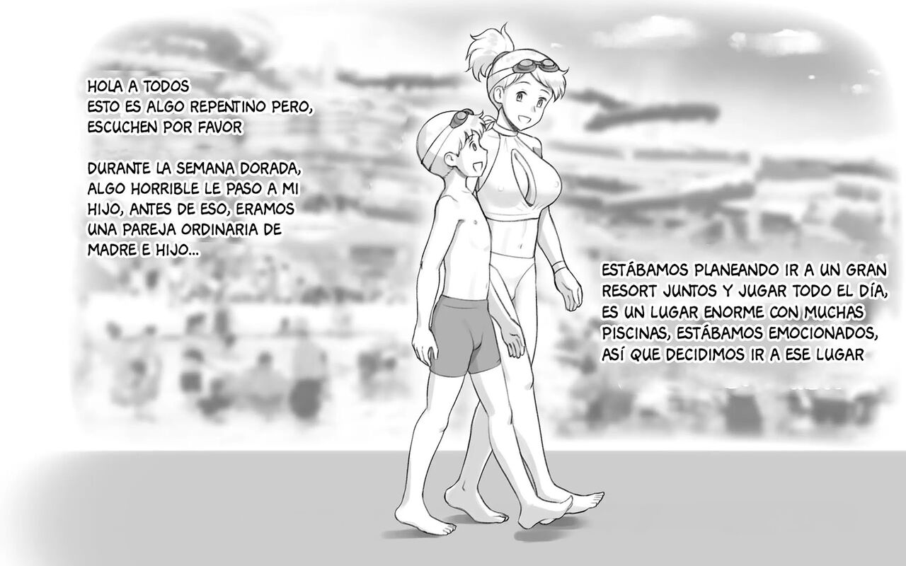 GW ni Puuruh he Ittara Musuko ga Genki ni Natteshimatta Hanashi page 3 full