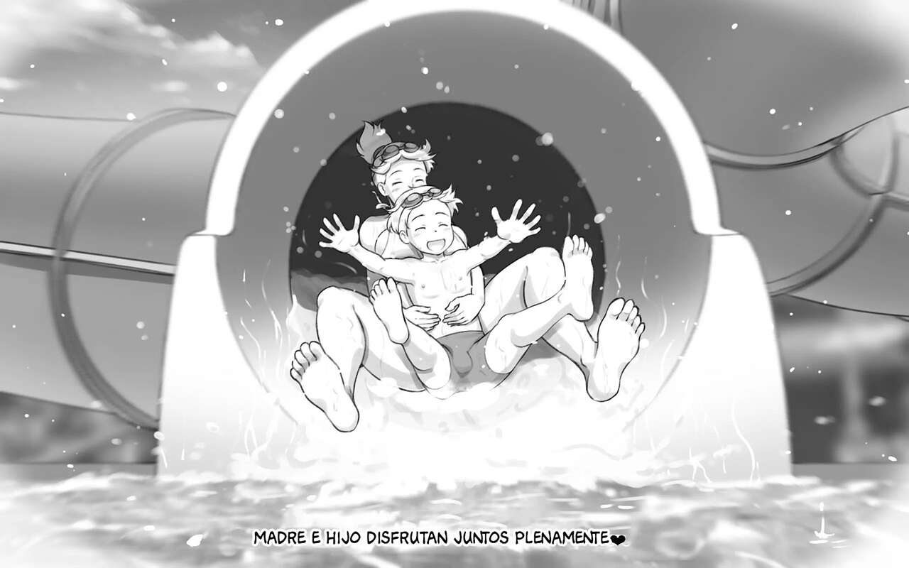GW ni Puuruh he Ittara Musuko ga Genki ni Natteshimatta Hanashi page 4 full