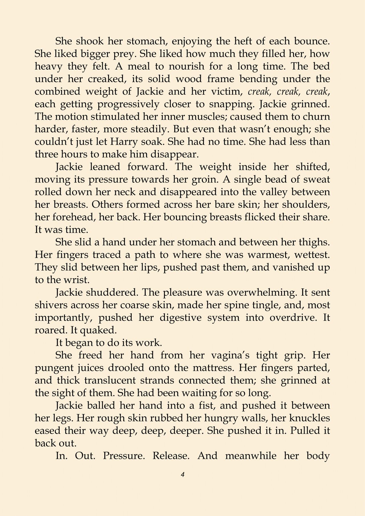 Jackie Nowell, Loan Shark in 168 Hours to Digest page 9 full