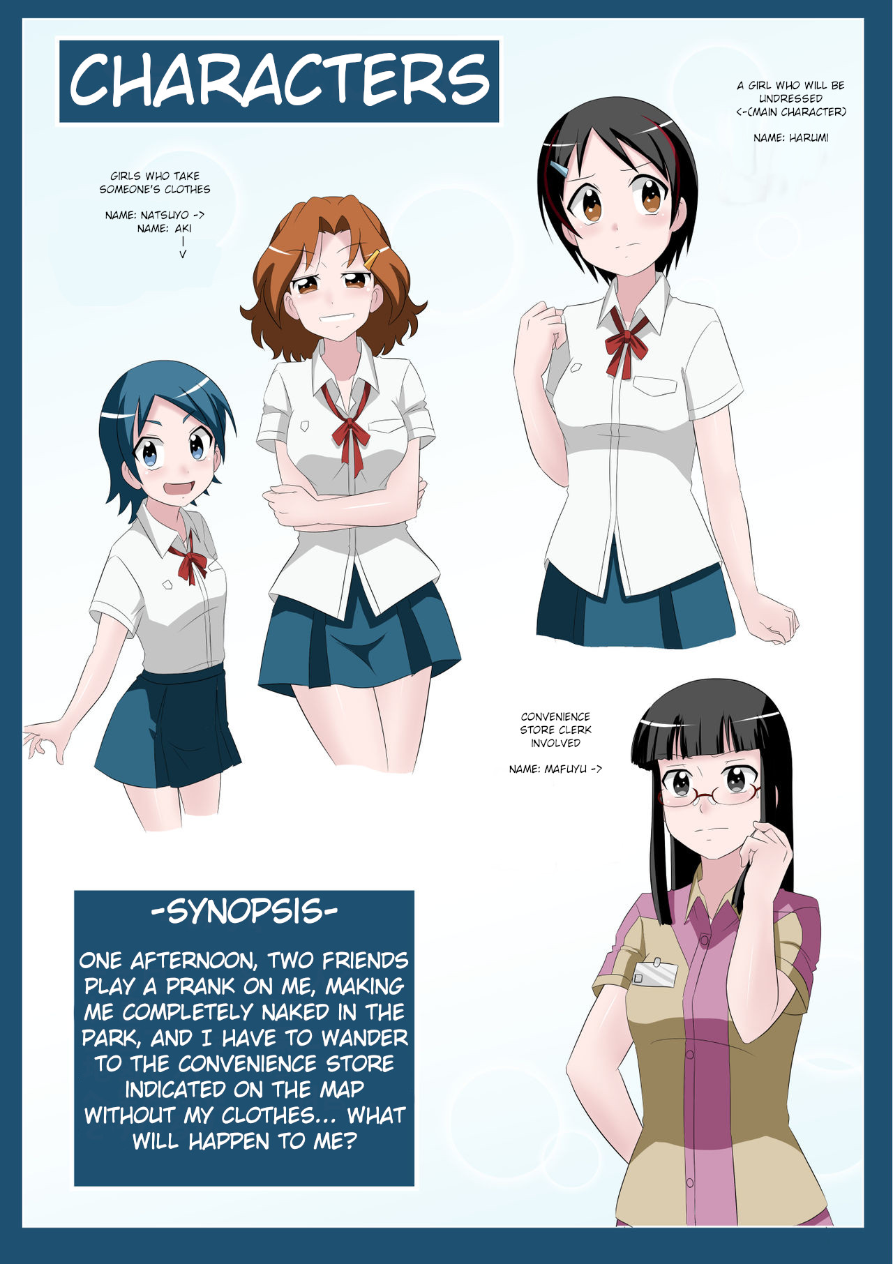 When I woke up, I was completely naked. |Okitara Zenra ni Sarete imashi ta. page 2 full