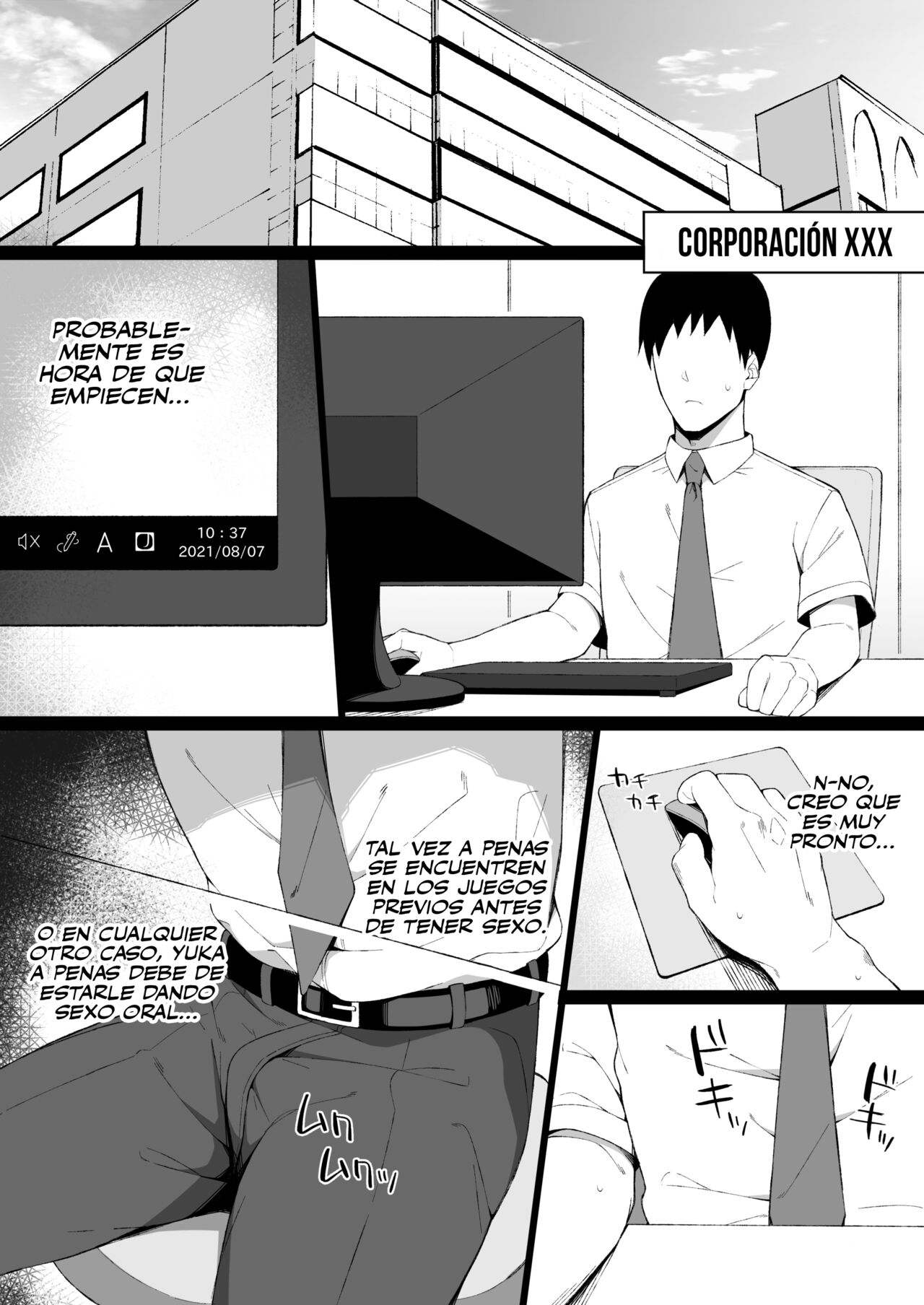 Osu ni Ochiru Seiso Hitozuma + Extra | La Degeneración Moral de una Ama de Casa Impuesta por un Hombre + Extra page 8 full