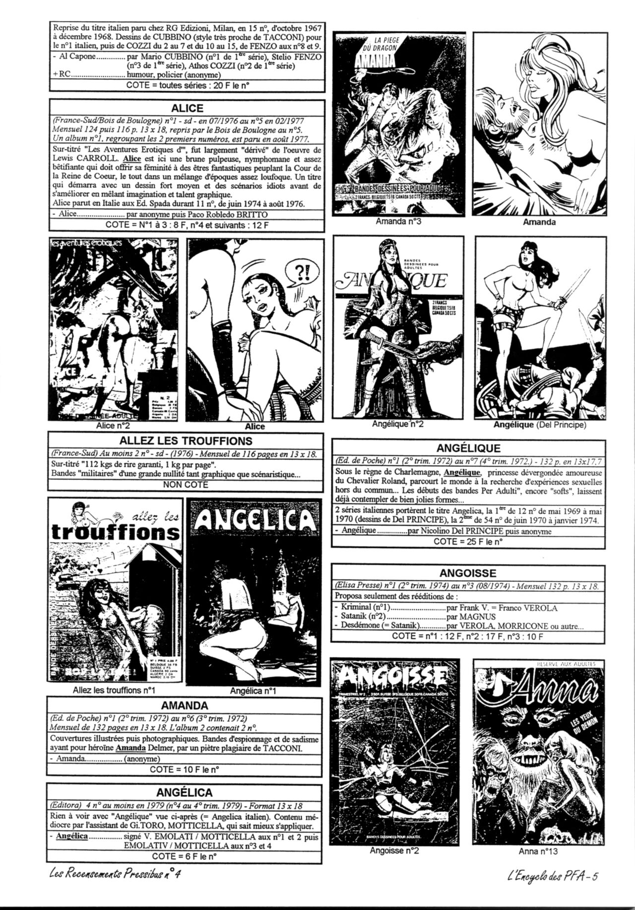 L'Encyclo des PFA : Encyclopédie des Petits Formats Adultes page 6 full