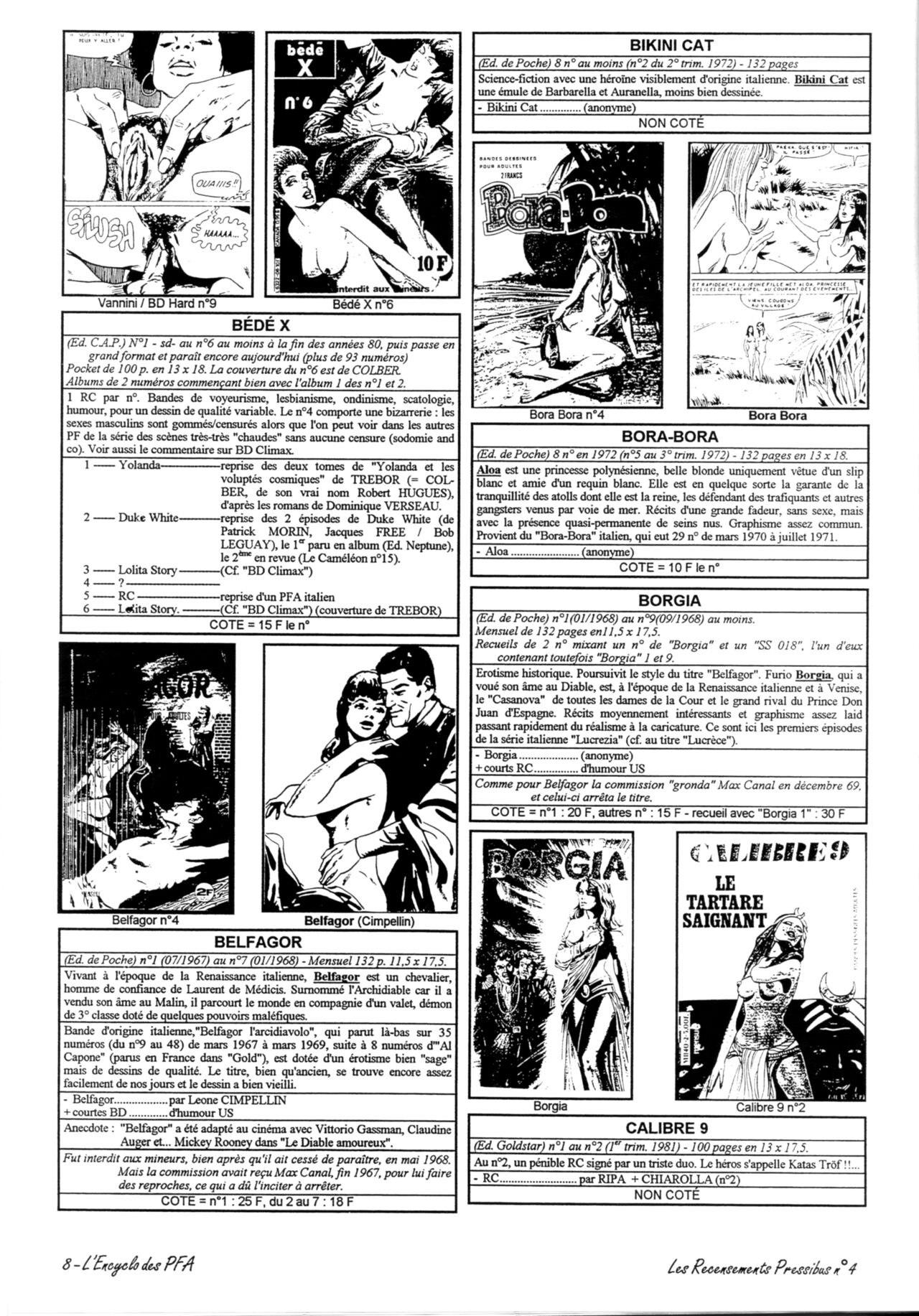 L'Encyclo des PFA : Encyclopédie des Petits Formats Adultes page 9 full