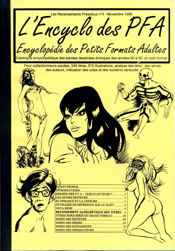 L'Encyclo des PFA : Encyclopédie des Petits Formats Adultes cover