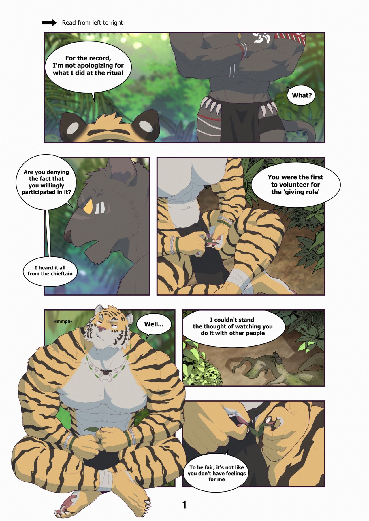 Black &amp; Yellow - Jungle page 1 full