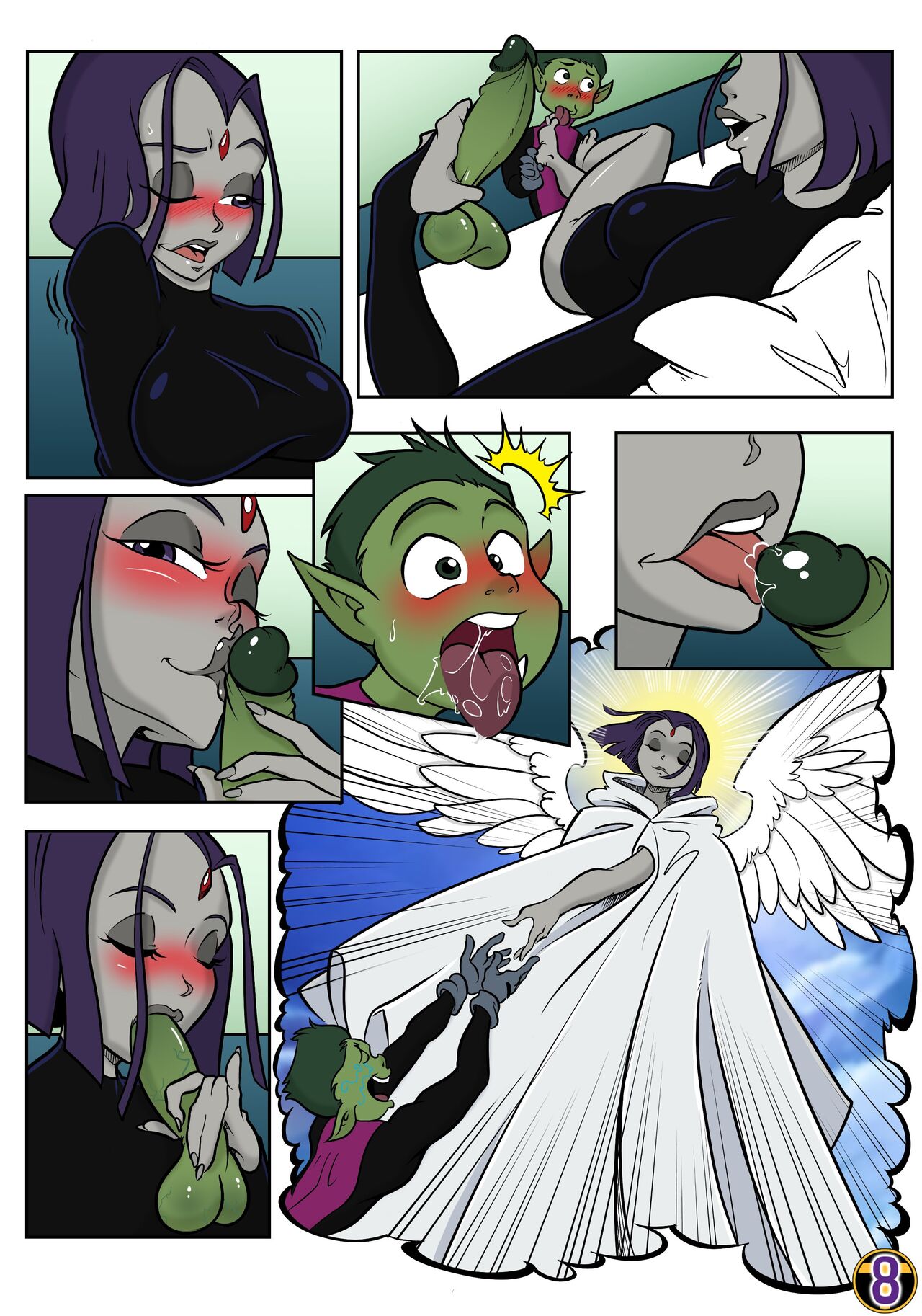 Teen Titans page 8 full