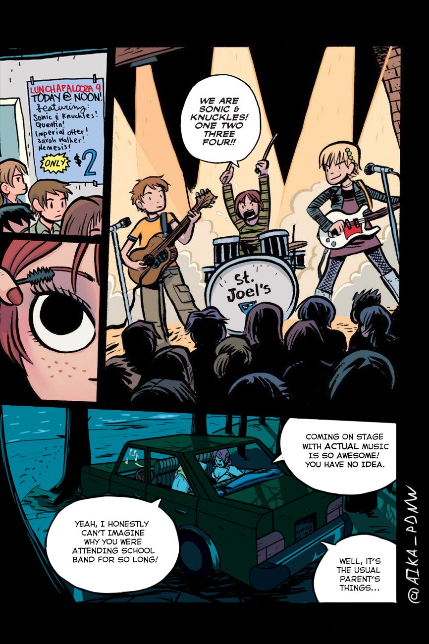 Scott Pilgrim inbetweens and what ifs page 3 full