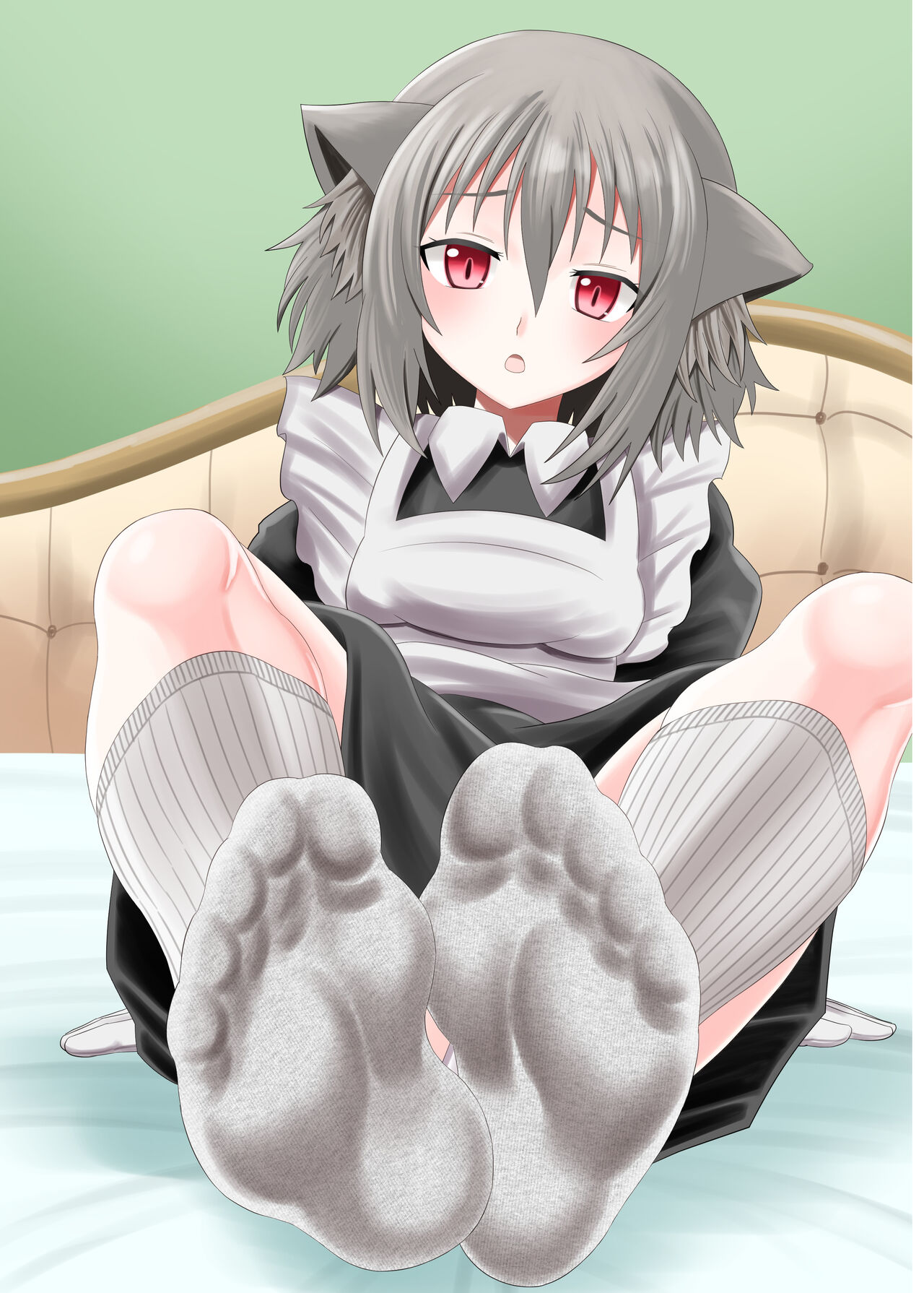 Isekai Maid Ashi Feti Monogatari 5 | Parallel World Maid Foot Fetish Story 5 page 2 full