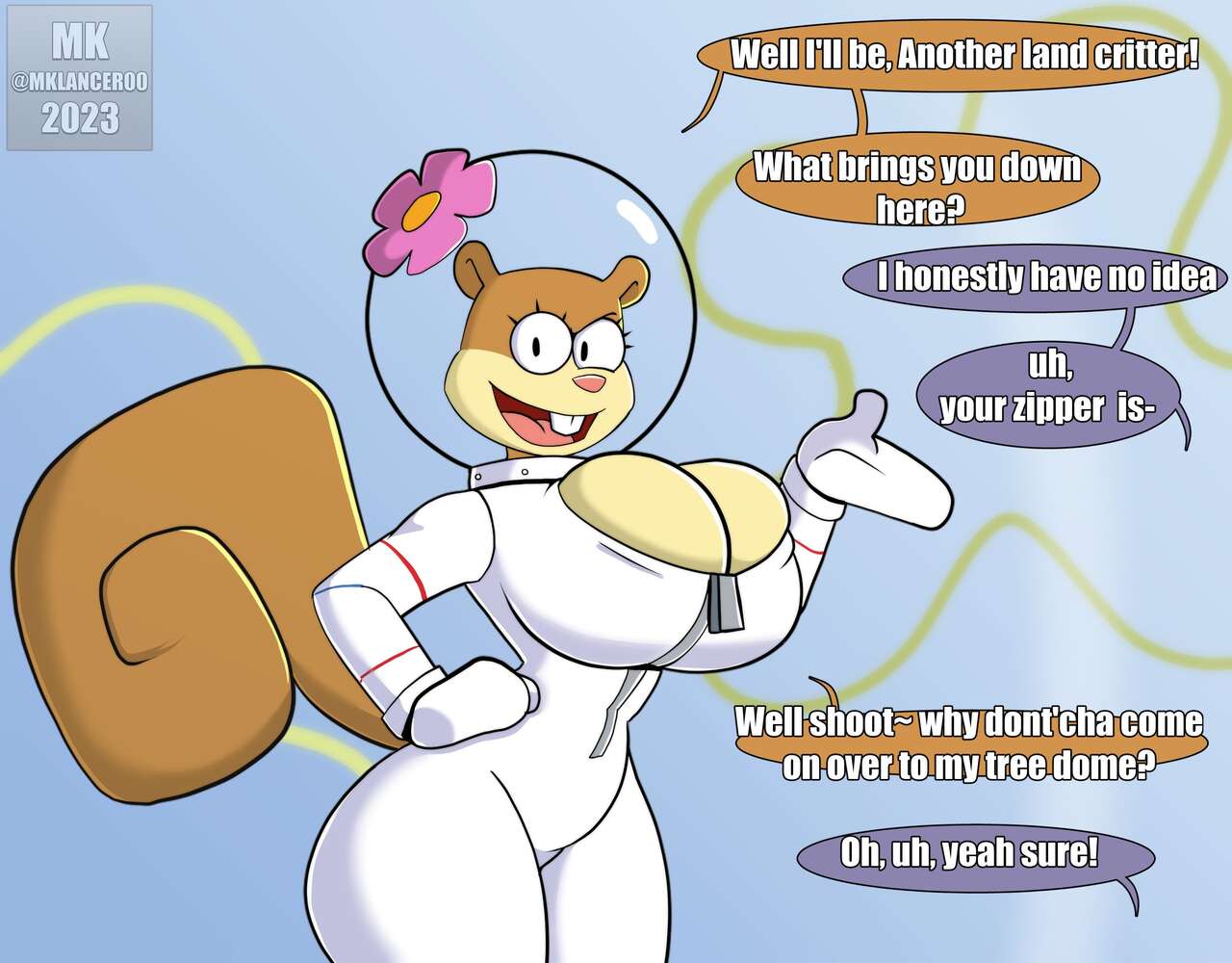 Linhe X Sandy Cheeks page 1 full