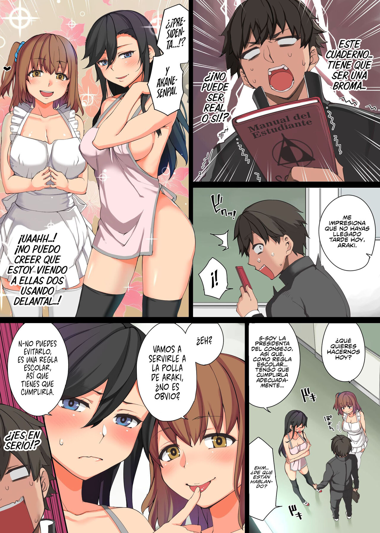 Ecchi na Kousoku Tsukucchaimashita. Joushiki Kakikae de Yaritai Houdai! | Creé una Pervertida Regla Escolar page 6 full