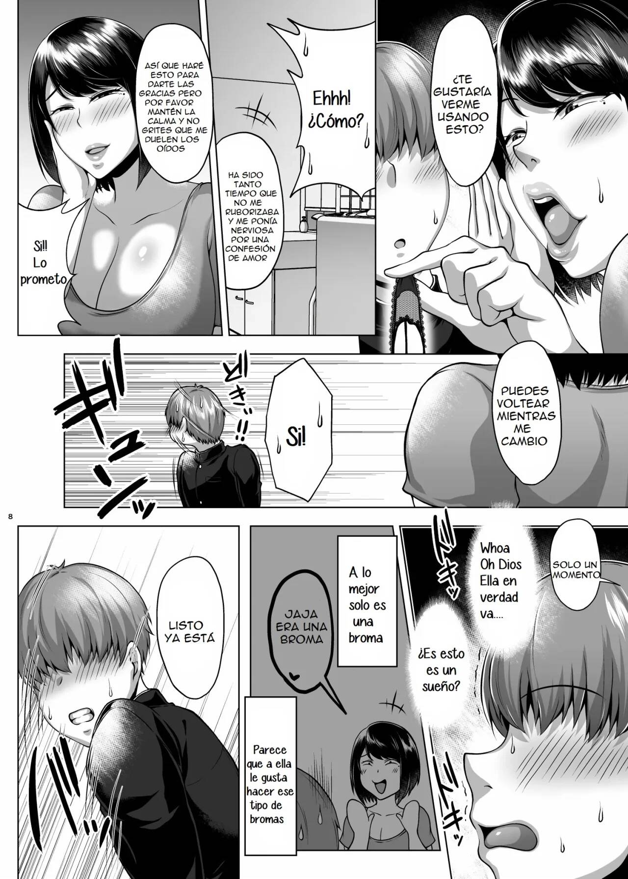 Tomodachi no Muchimuchi na Okaa-san to Zupposhi Asedaku Otomarikai page 9 full