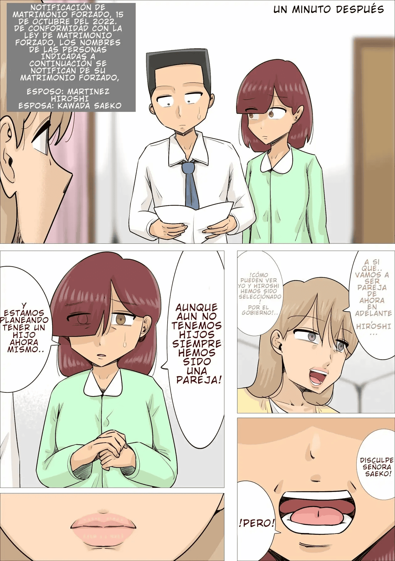 Kyouseiteki ni Jukujo to Kekkon Kozukuri Saserareru Watashi no Kareshi. | Mi Novio Es Forzado a Casarse Con Una Mujer Mayor Y Tener Un Hijo Con Ella. page 9 full
