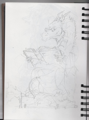 Weekly 2018-05-22: Brainstorming Sketches For Episode 26, 10 Pages Inside My Sketchbook cover