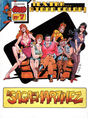 Colección El Cuervo N°7 - La saga de los Martinez cover