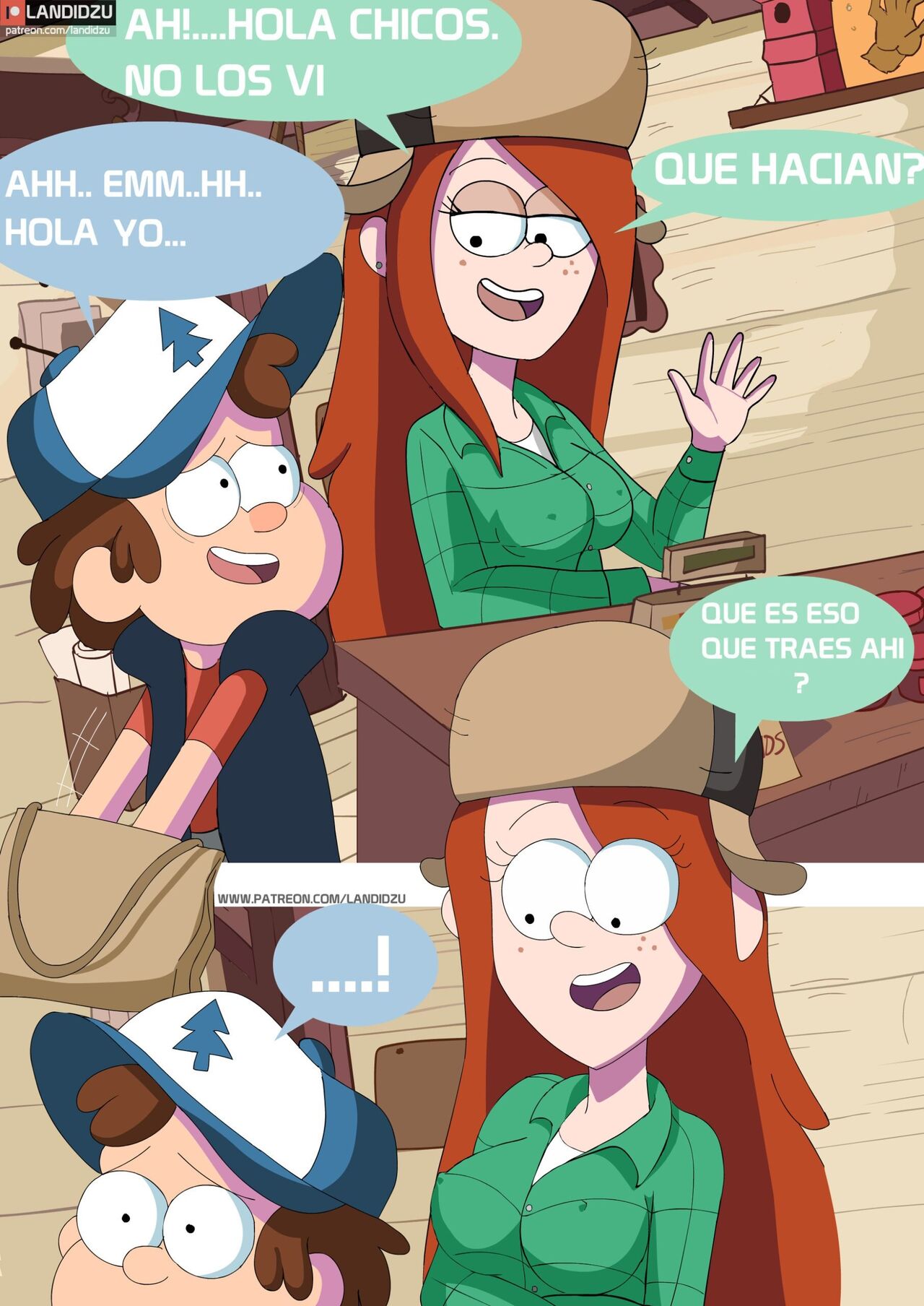 COMIC "Dulce O Truco" + Extra  Spanish page 4 full