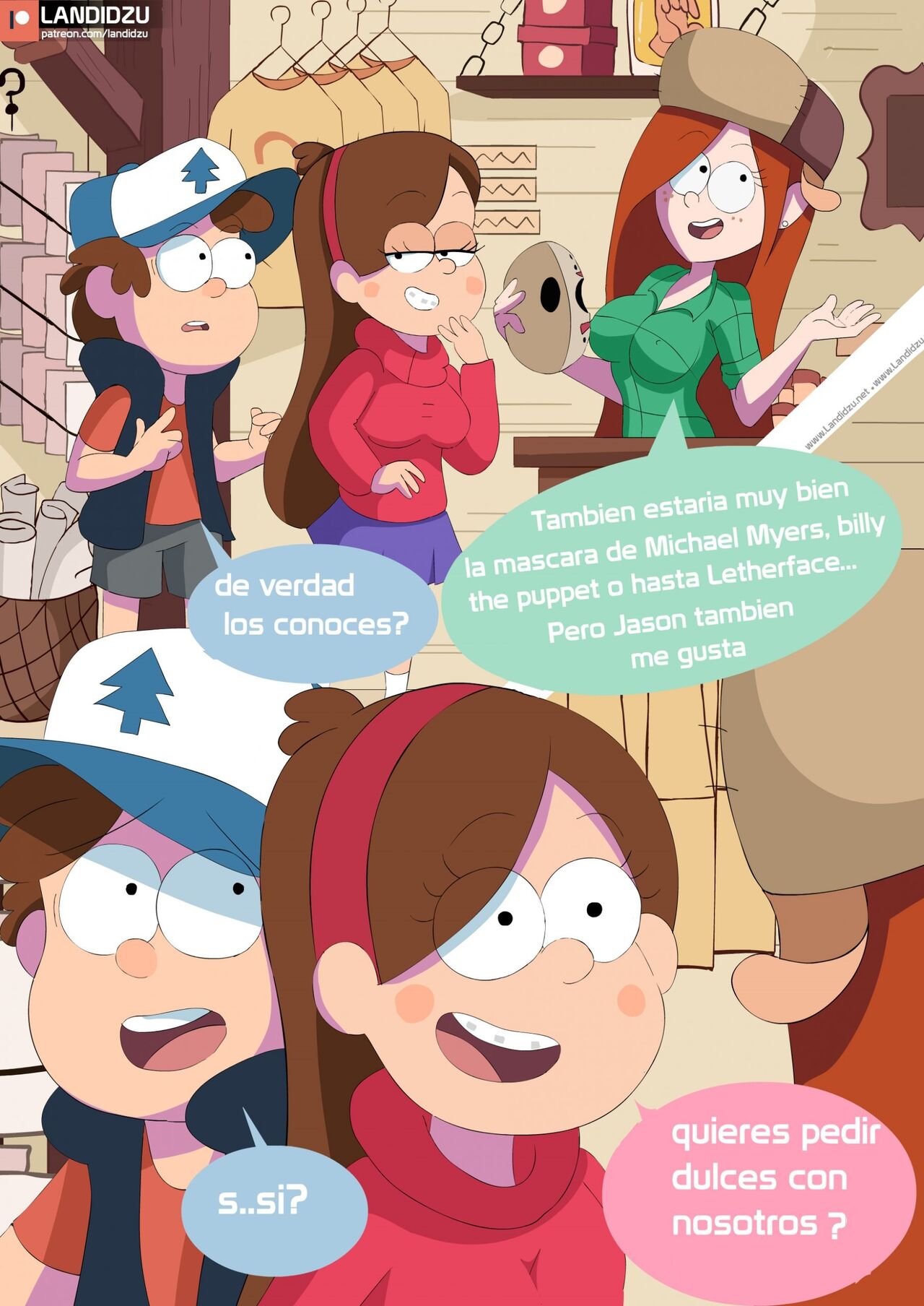 COMIC "Dulce O Truco" + Extra  Spanish page 8 full