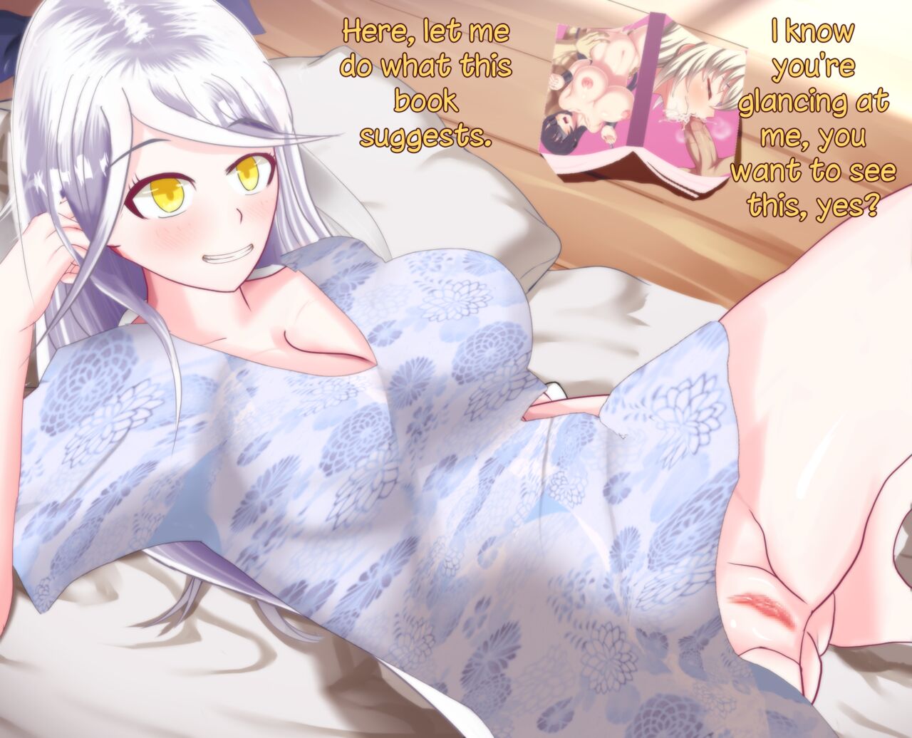 Prinz Eugen-chan ga Katte ni Heya de Kutsuroide Kakushi Teta Hon Made | Prinz Eugen-chan is Chilling in My Room While Reading My Hidden Stash Without Permission... page 3 full