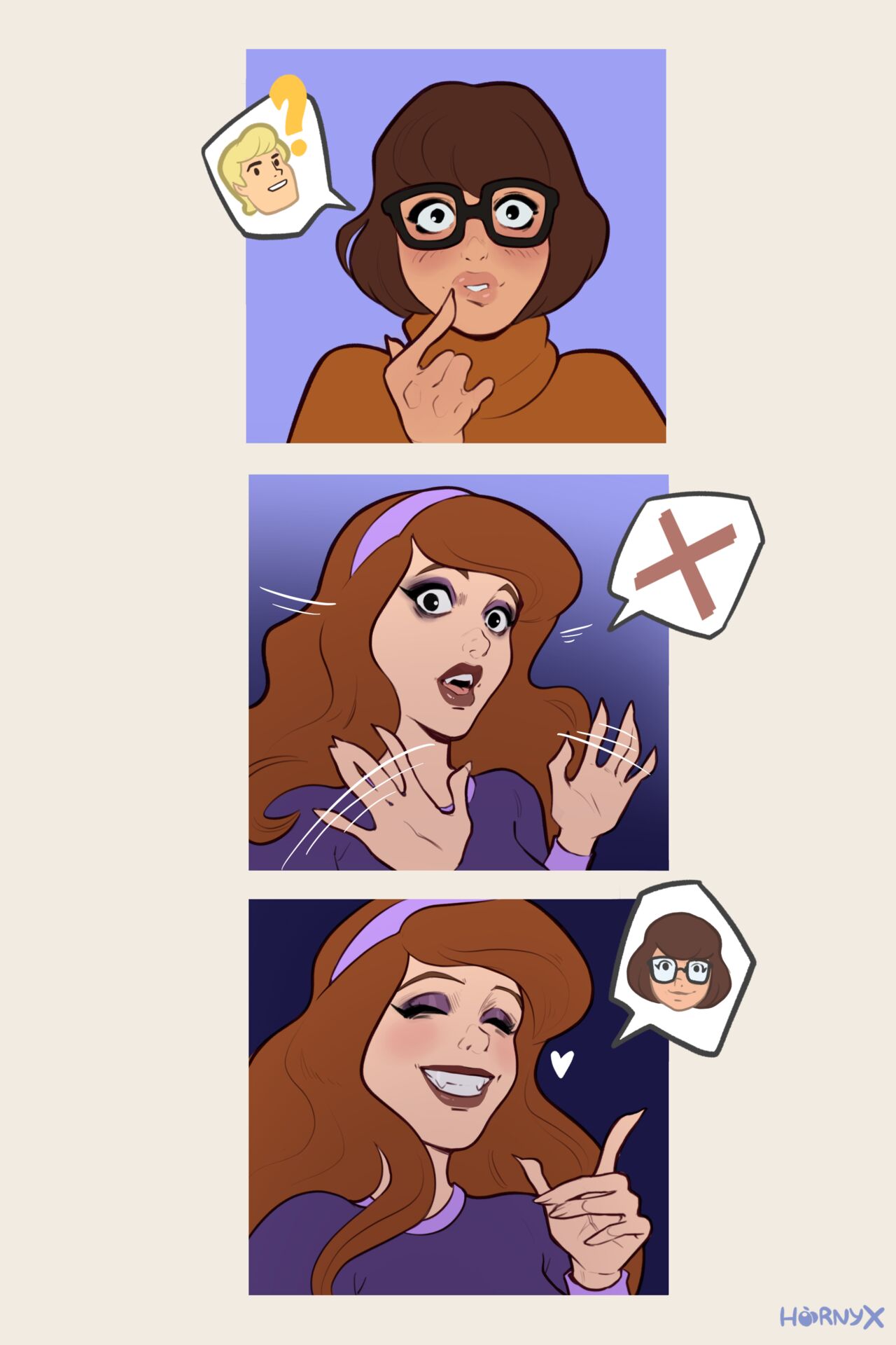 Velma and Daphne's spooky night page 3 full