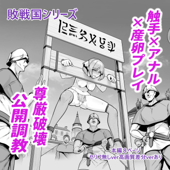 Haisenkoku no Himegimi、Hiroba de anaru Choukyouno Seika wo Hirome sareru cover