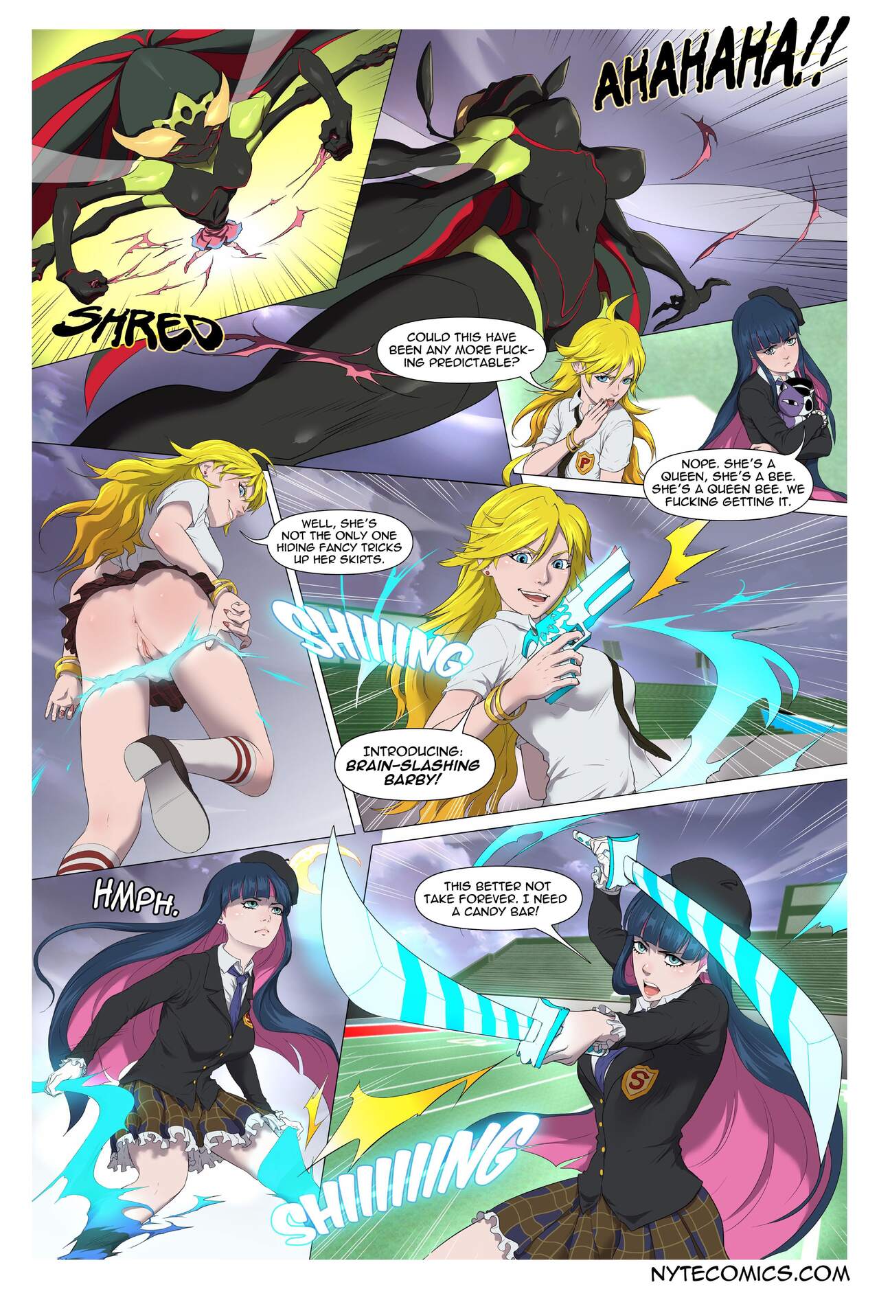 Panty &amp; Stocking with Queen Bee's Royal Jelly page 4 full