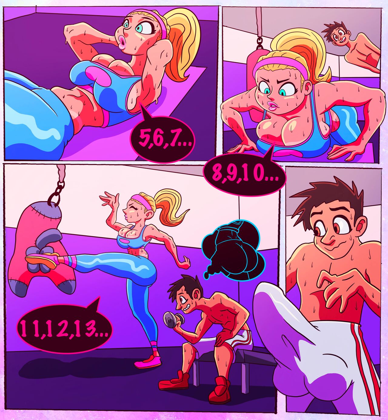 The Ballbusting Bimbo Gym Edition page 2 full