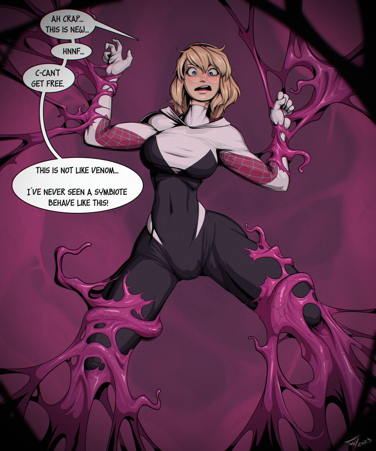 Gwen's Symbiote Corruption page 1 full
