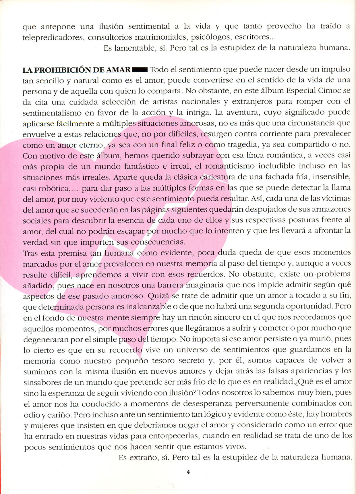 Amores Prohibidos - Cimoc Especial Nº13 page 4 full