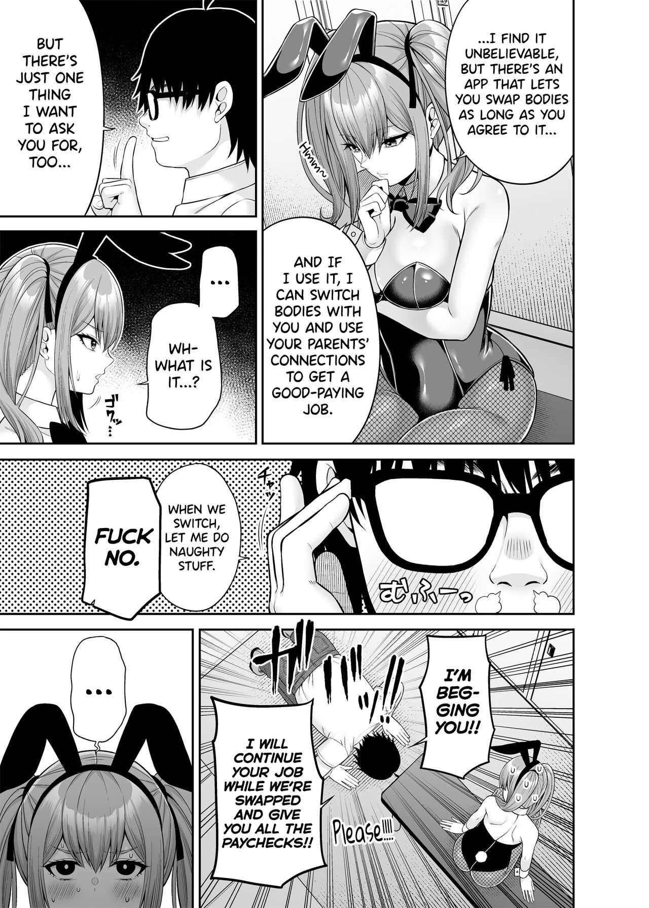 Watashi no Karada, Okashi Shimasu. Bunnygirl Hen ｜ Rent My Body 4 Bunny Girl Edition page 8 full