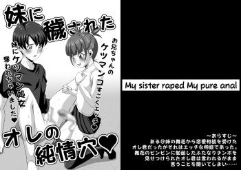 Imouto ni Kegasa Reta Ore no Junjou Ana cover