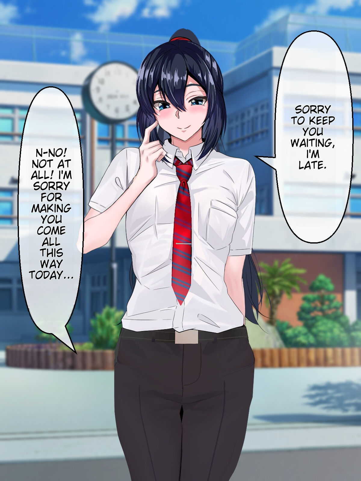 Ijime Kara Tasuketekureta Senpai ga, Ijime no Shuhan ni Mesu Ochisase Tareru Hanashi page 4 full