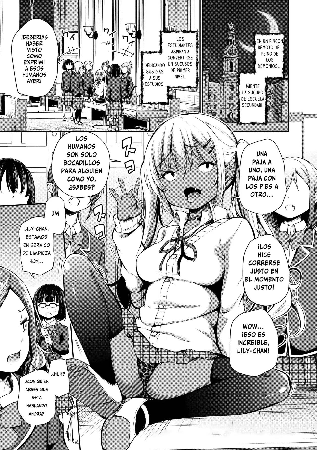 Ponkotsu Succubus Lily-chan no Sainan  | La Catastrofe de la Torpe Sucubo Lily-chan page 1 full